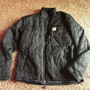 carhartt puffy jacket black unisex medium